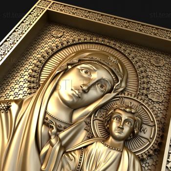 3D model The Most Holy Theotokos of Kazan (STL)